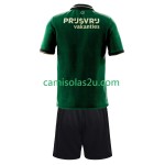 Camisolas de futebol Feyenoord Rotterdam Criança Equipamento Quarto 2025/26 Manga Curta